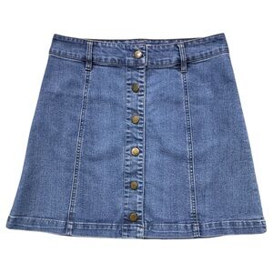 RACHEL Rachel Roy Denim A-Line Skirt